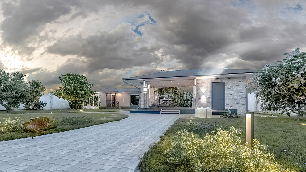 Дом с ландшафтом Воронеж