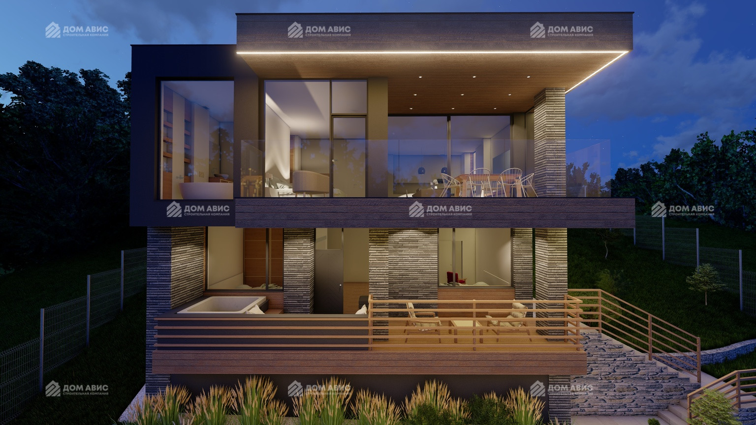 проект дома в Сочи, Бестужевское