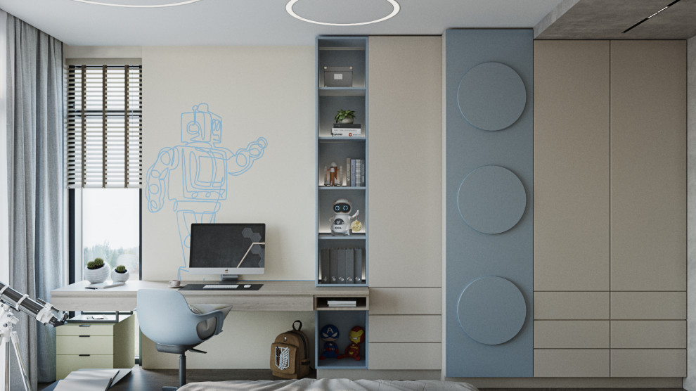 Обложка проекта: Проект интерьера спальни для подростка