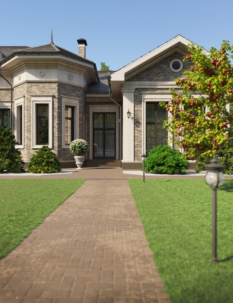 Архитектурный проект одноэтажного жилого дома площадью 400 кв.м.