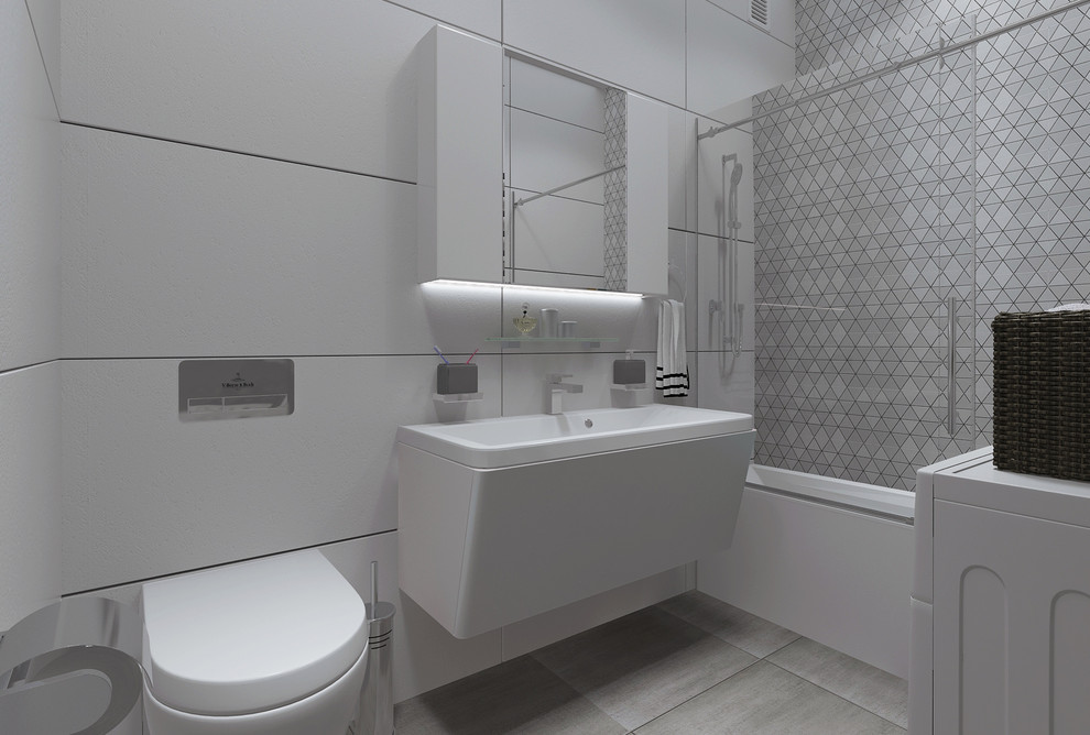 Обложка проекта: Дизайн ванной комнаты в современном стиле