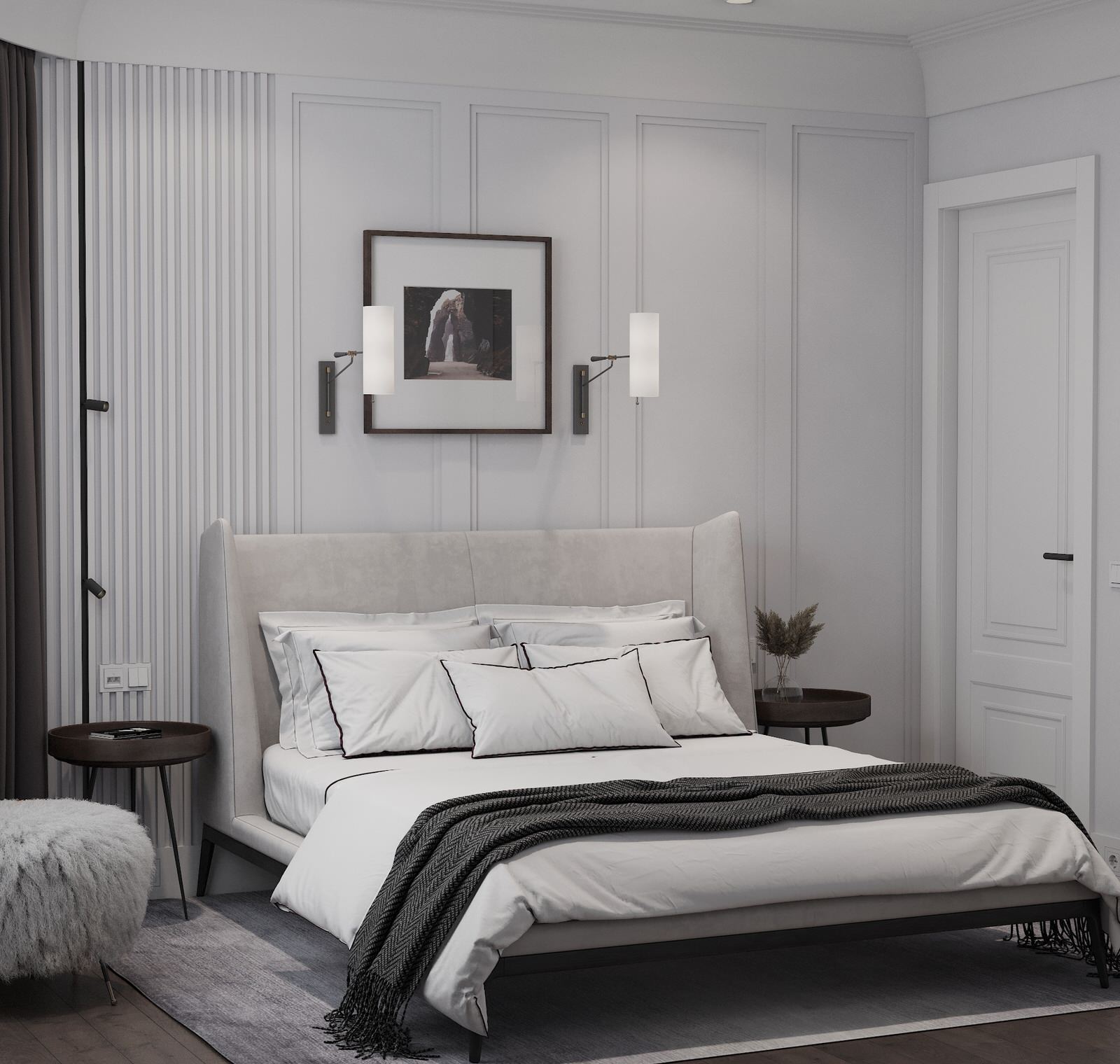 Квартира в стиле неоклассика, Мкр. «Бутово Парк», 68 кв.м.