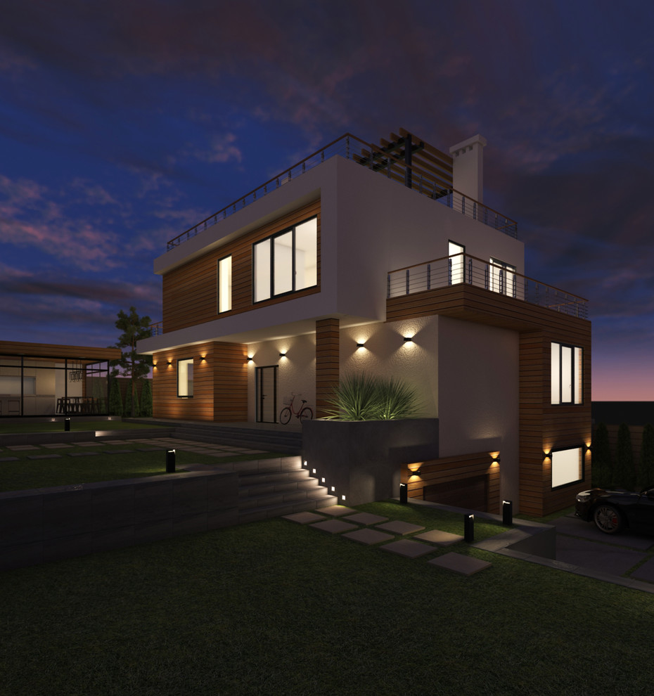 Обложка проекта: Частный жилой дом в современном стиле