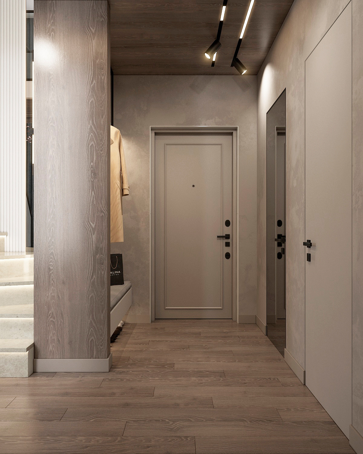 Квартира с вторым светом в современном стиле