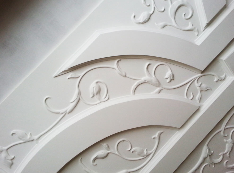 Деталь оформления потолка в кабинете