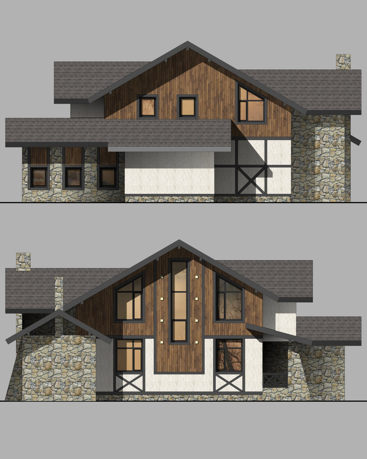 Обложка проекта: Проект загородного дома 315м2