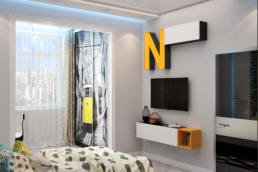 Creative interior for teen bedroom