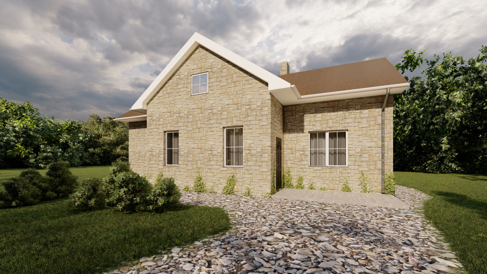 Обложка проекта: Каменный дом