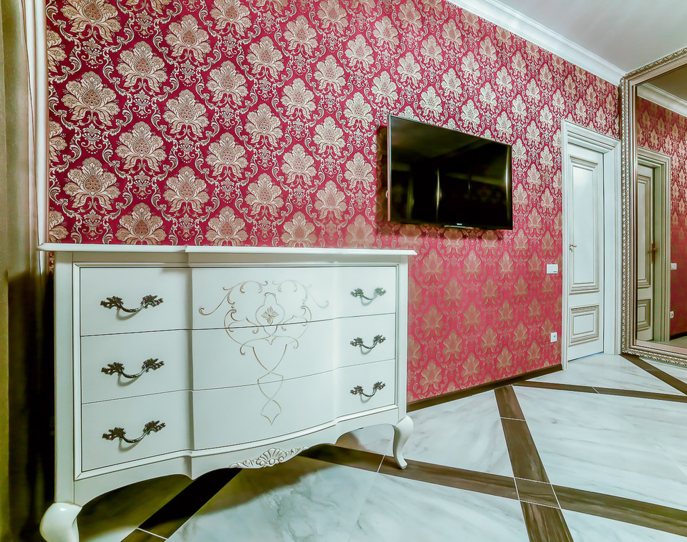 Классический интерьер трехкомнатной квартиры