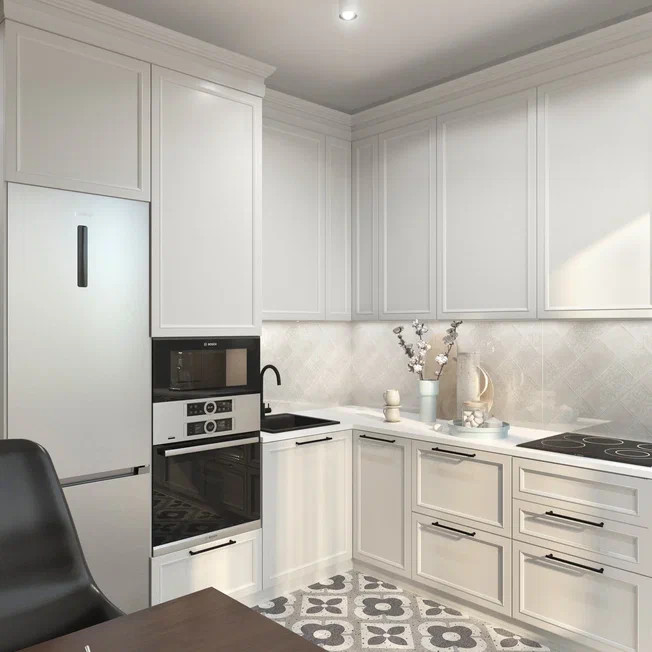 Планировка квартиры эконом класса в стиле сканди