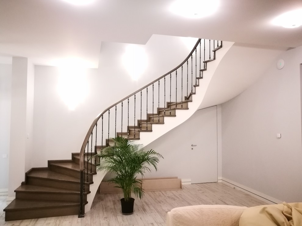 Лестница в стиле фьюжн