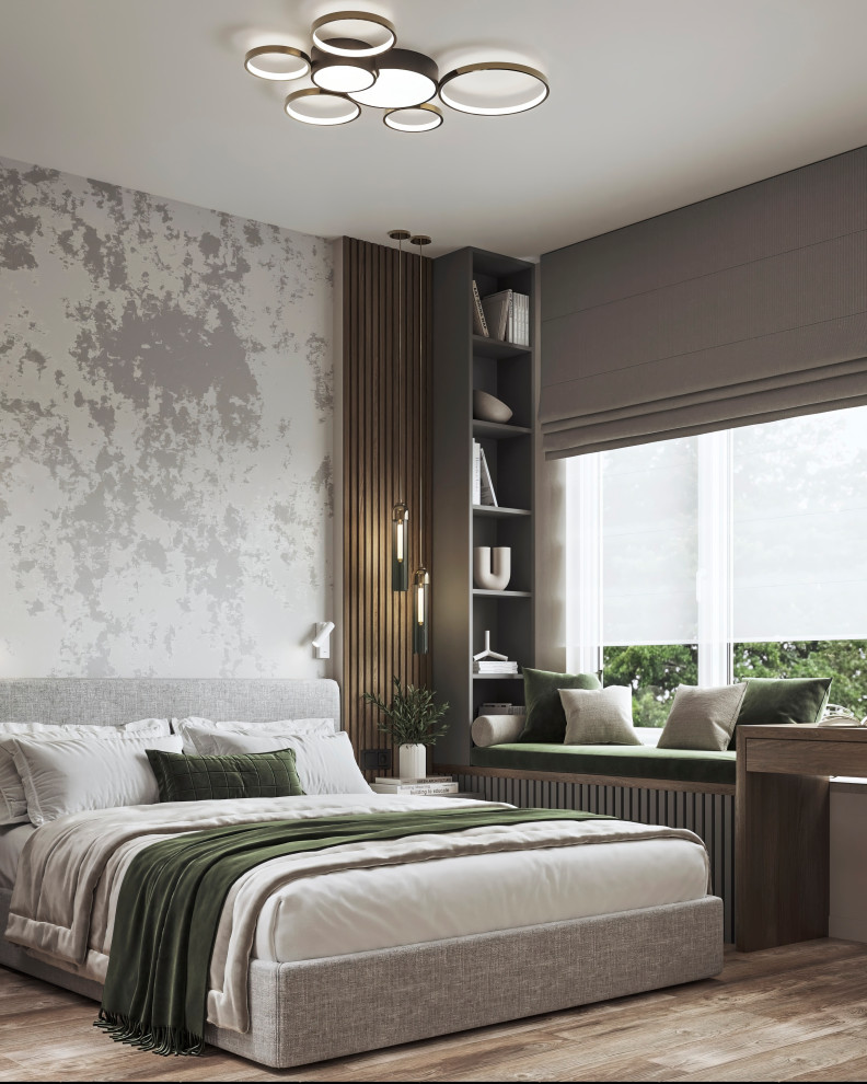 ЖК Nagatino i-Land. Спальня 10м2