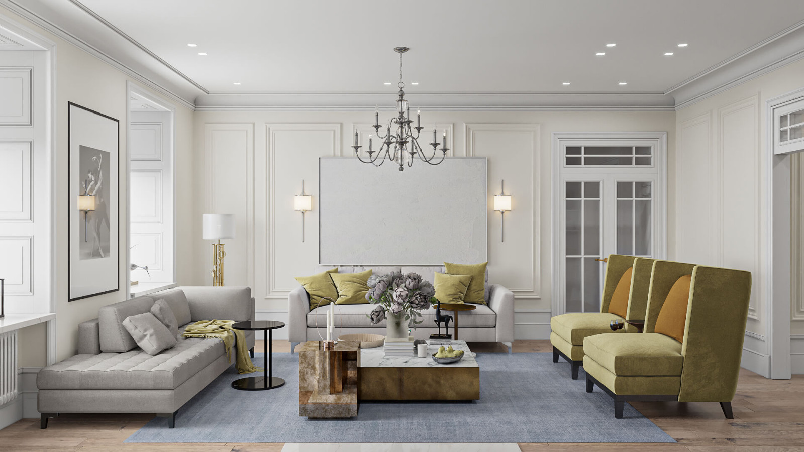 Обложка проекта: Квартира в центре Петербурга