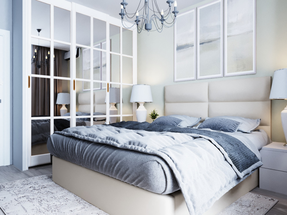 Обложка проекта: Спальня в стиле современная классика