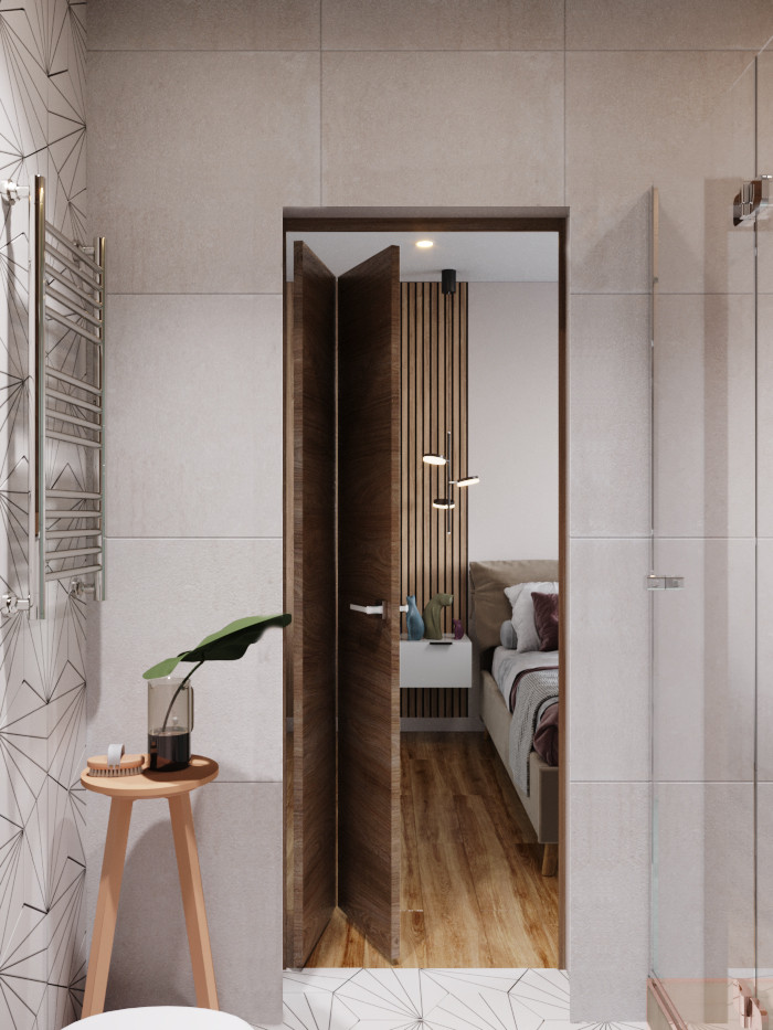 Обложка проекта: Оазис спокойствия с яркими акцентами