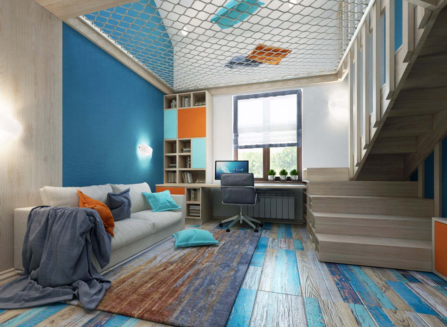 Дизайн коттеджа 347 м.кв. в коттеджном поселке Новая Опалиха