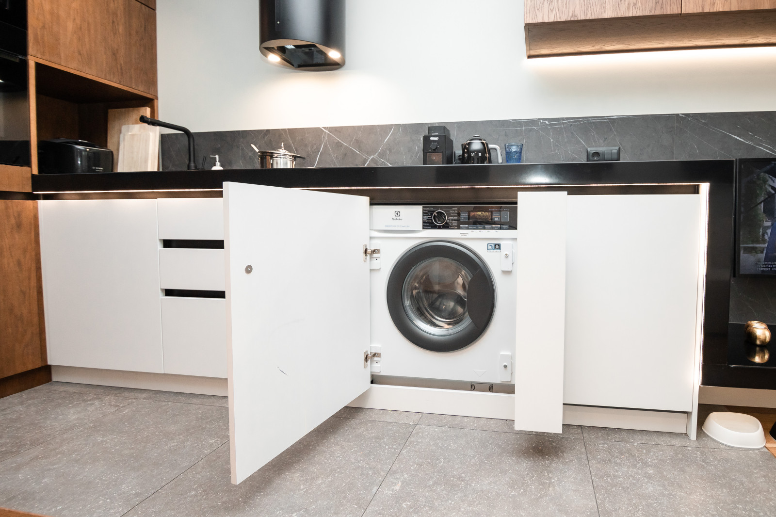 Кухня-гостиная в стиле минимализм