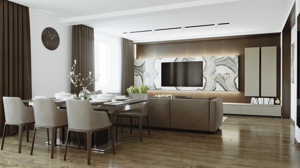 Обложка проекта: Проект современной квартиры г.Новосибирск