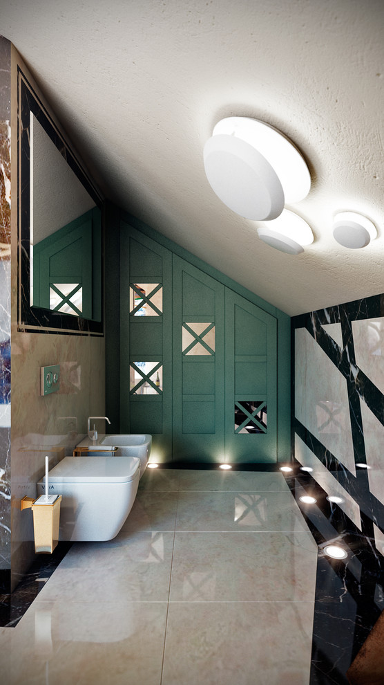 Современная интерпретация шале, просторный загородный дом