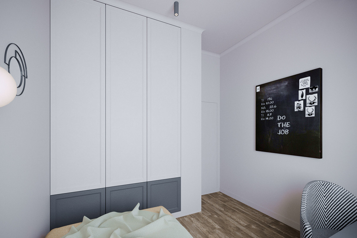 Дизайн-проект таунхауса Раздоры 90 м2 (Современный стиль)