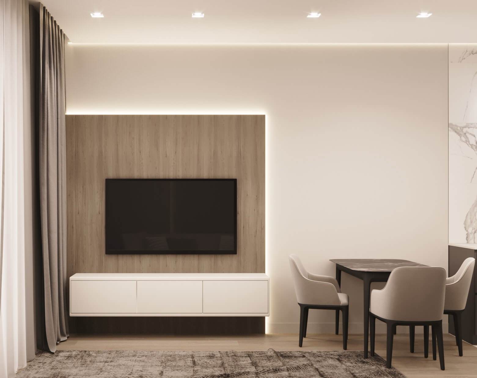 Дизайн 1к-квартиры в ЖК Макаровский квартал