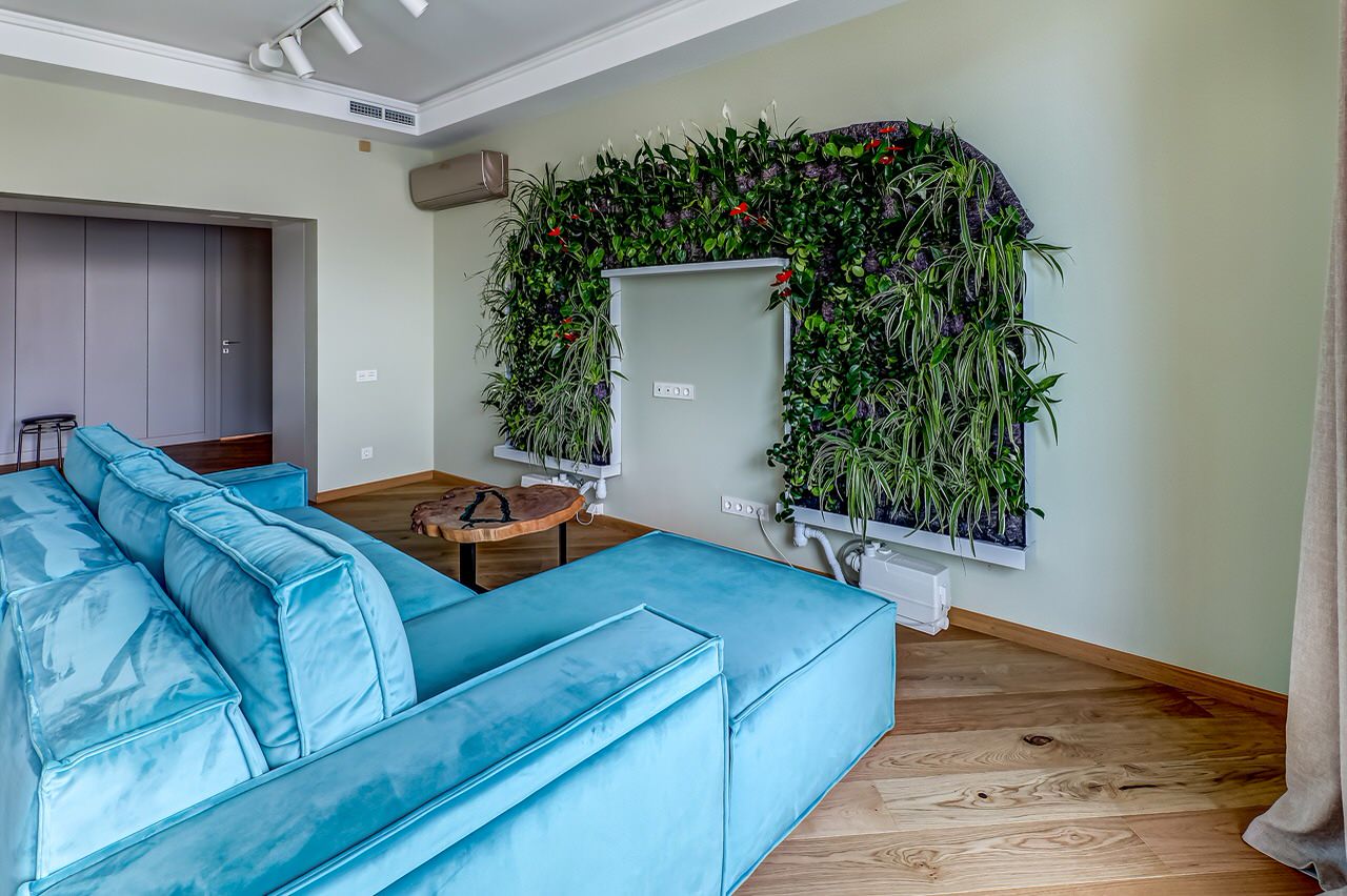 Обложка проекта: Реализация гостиной в современном стиле