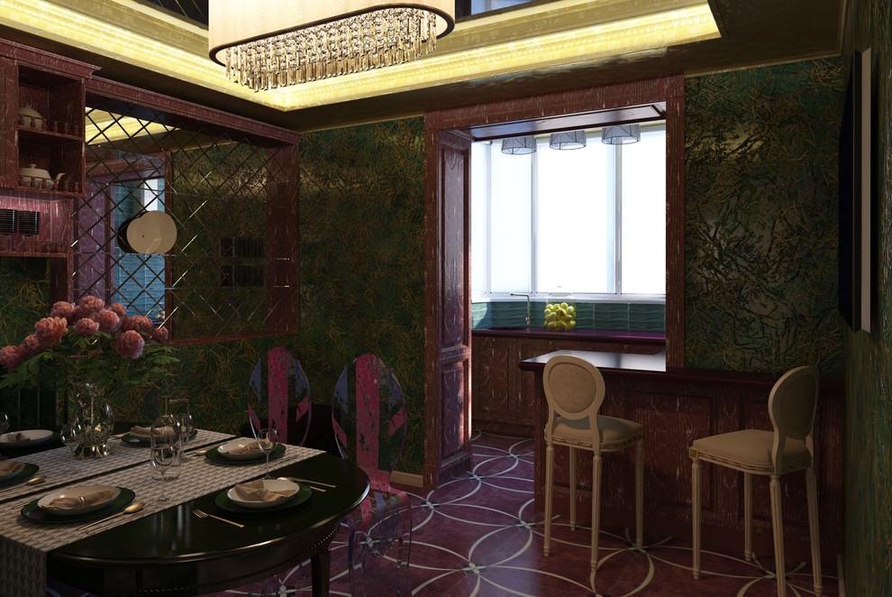 Обложка проекта: Дизайн интерьера в очень эклектичном стиле