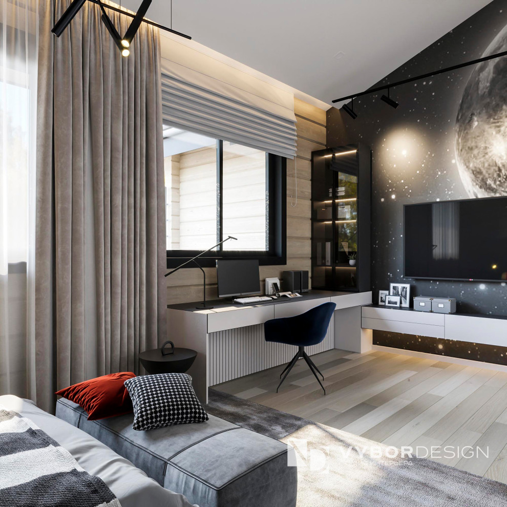 Дизайн интерьера дома из бруса