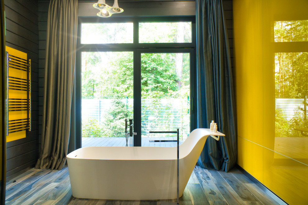 Одноэтажный загородный дом с вторым светом