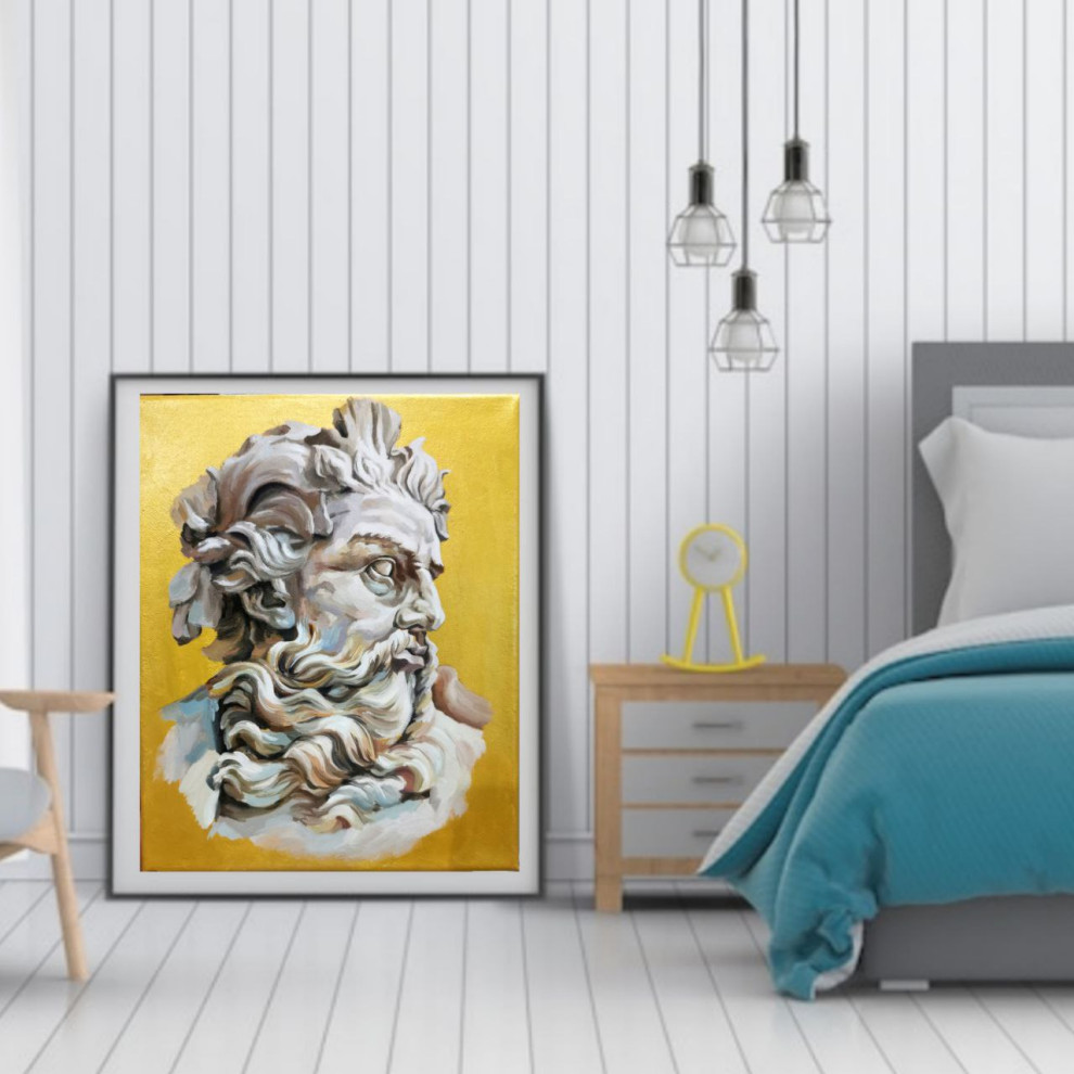 Гипсовая голова