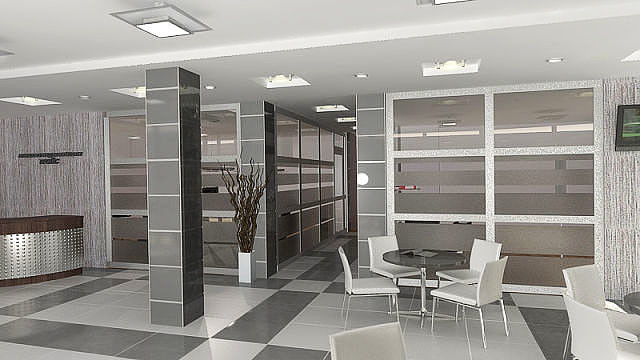 Офисы, кабинеты, лестничные марши, фасады