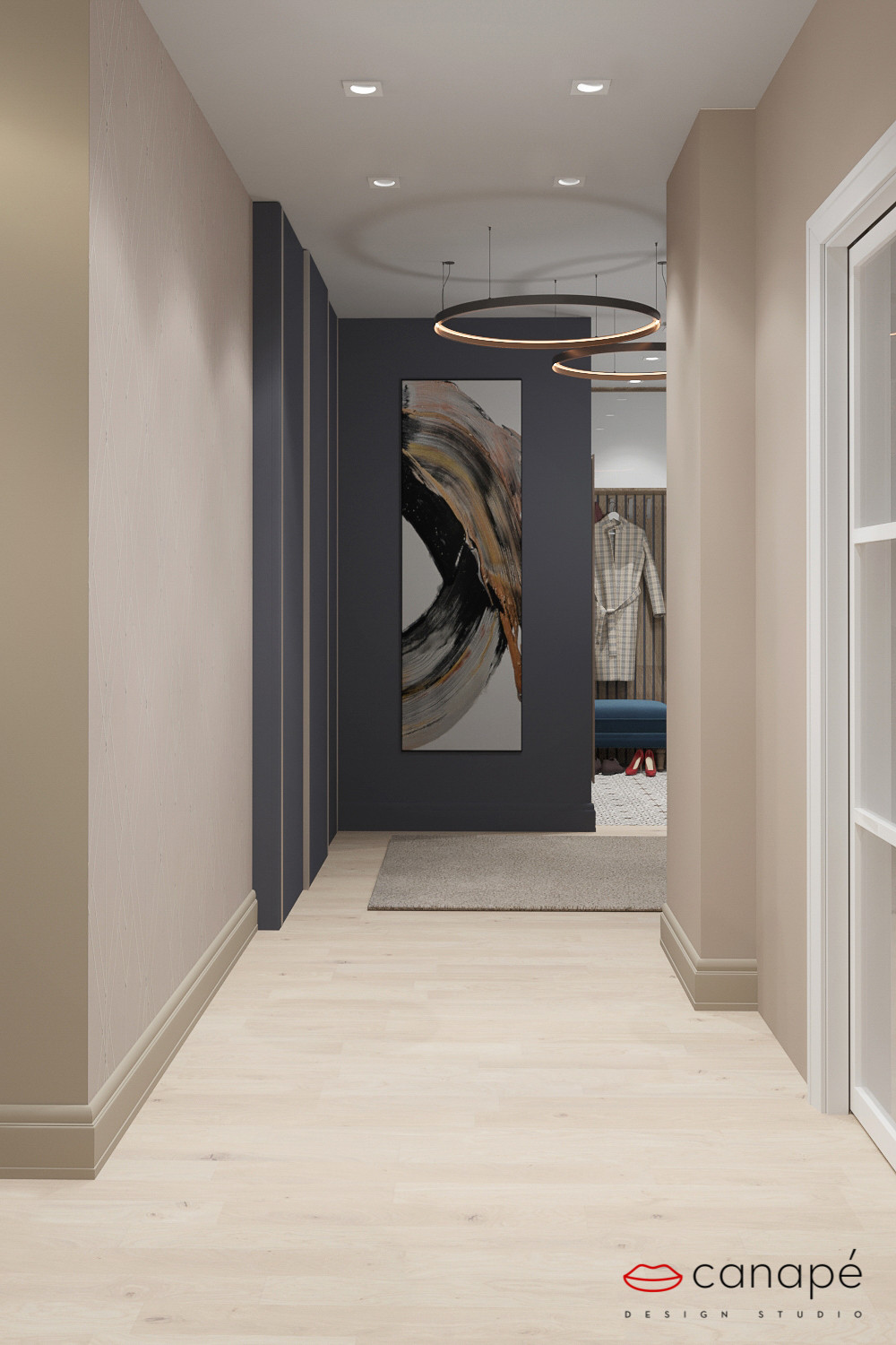 Нюансы синего и горчица