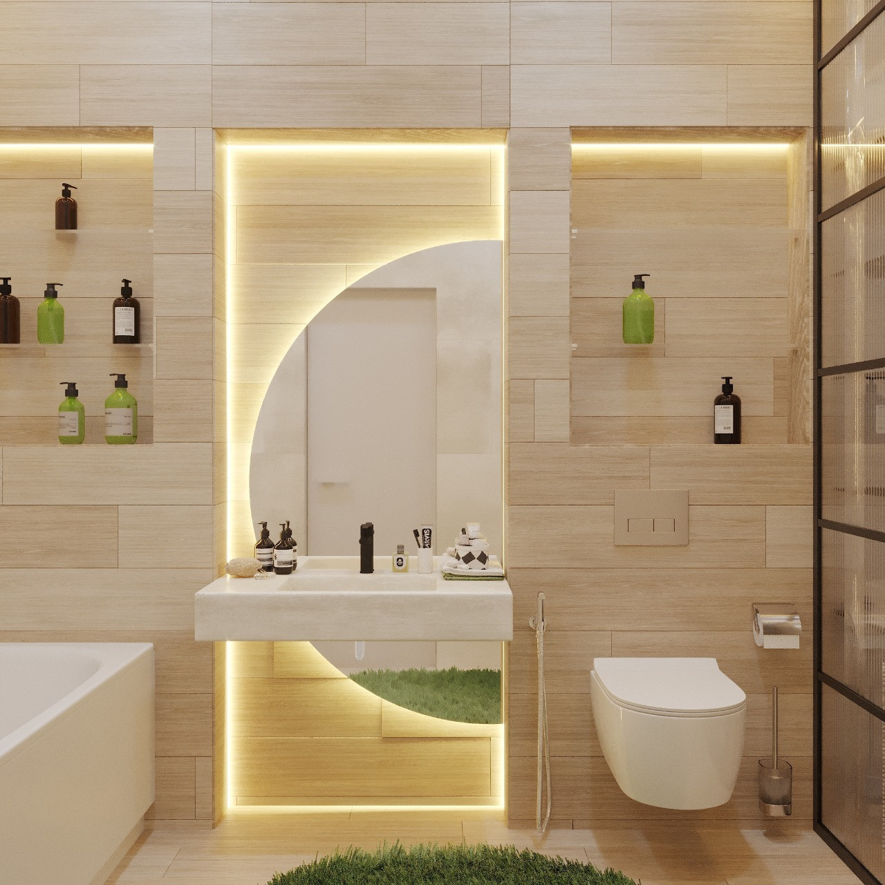 Квартира 90 м.кв. Фьюжн скандинавского и эко стилей