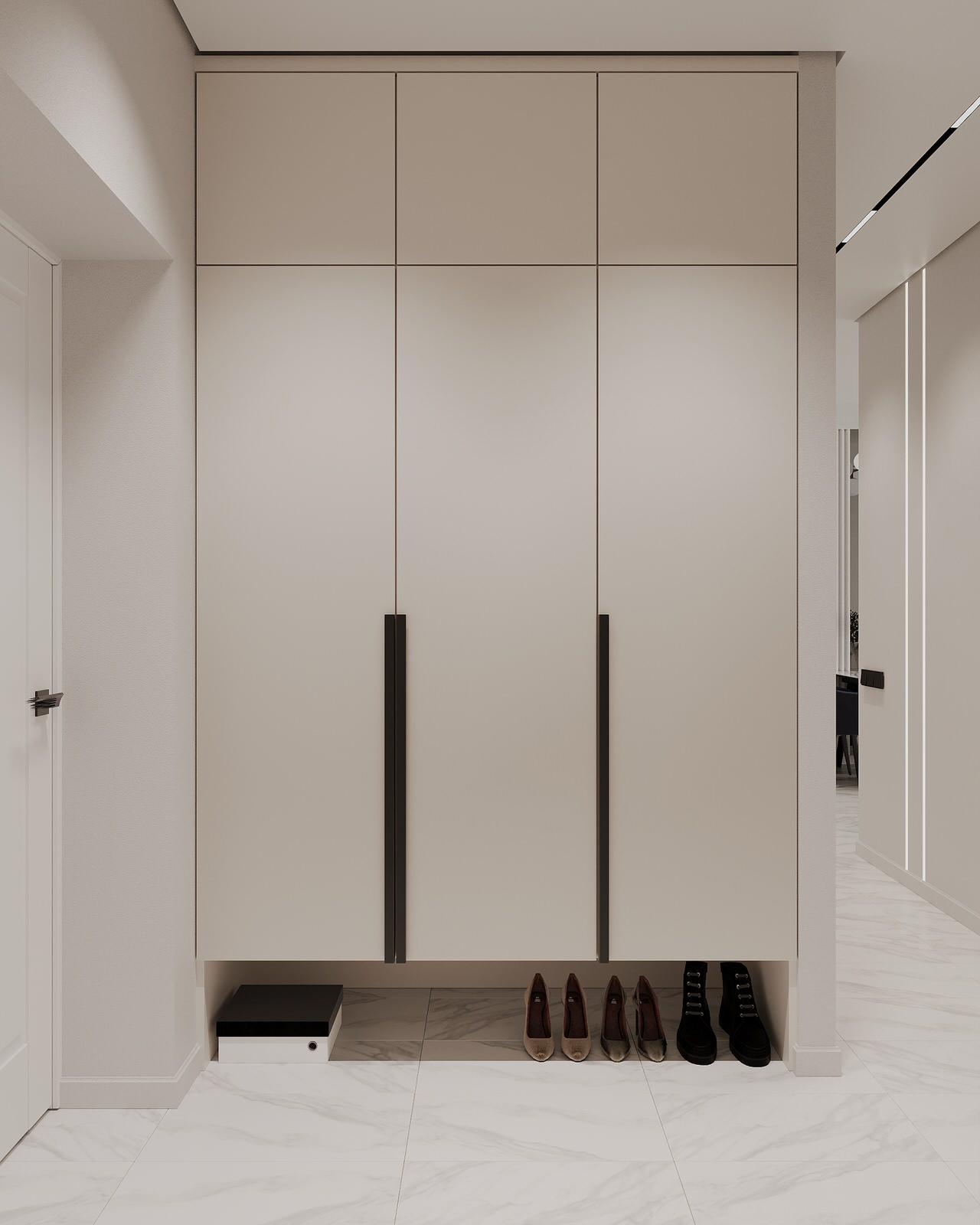 Обложка проекта: Прихожая в квартире 61 кв м для динамичной семьи