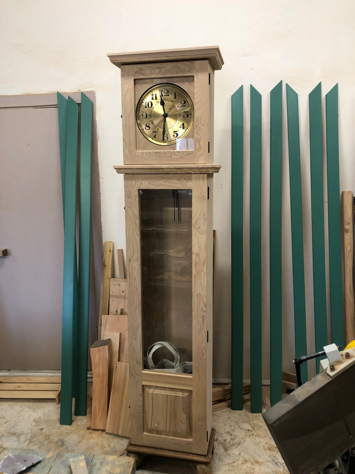 Корпус для польских часов 4-х годов из массива ясеня