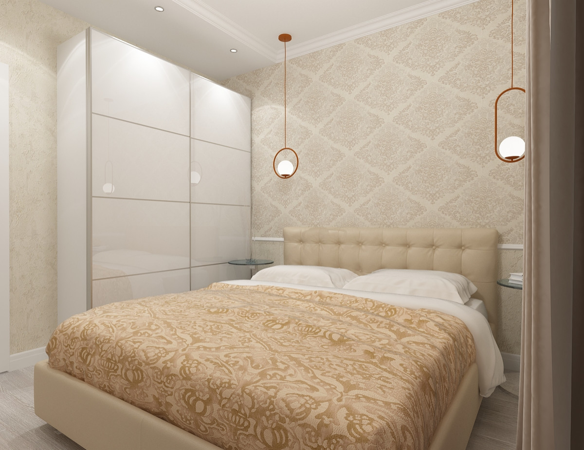 Дизайн-проект спальни с старгороде г.Омск