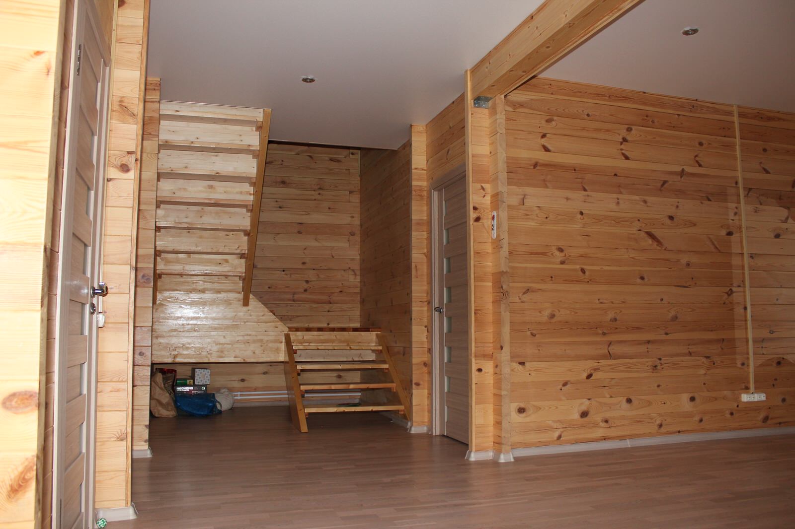 Отделочные работы в деревянном доме