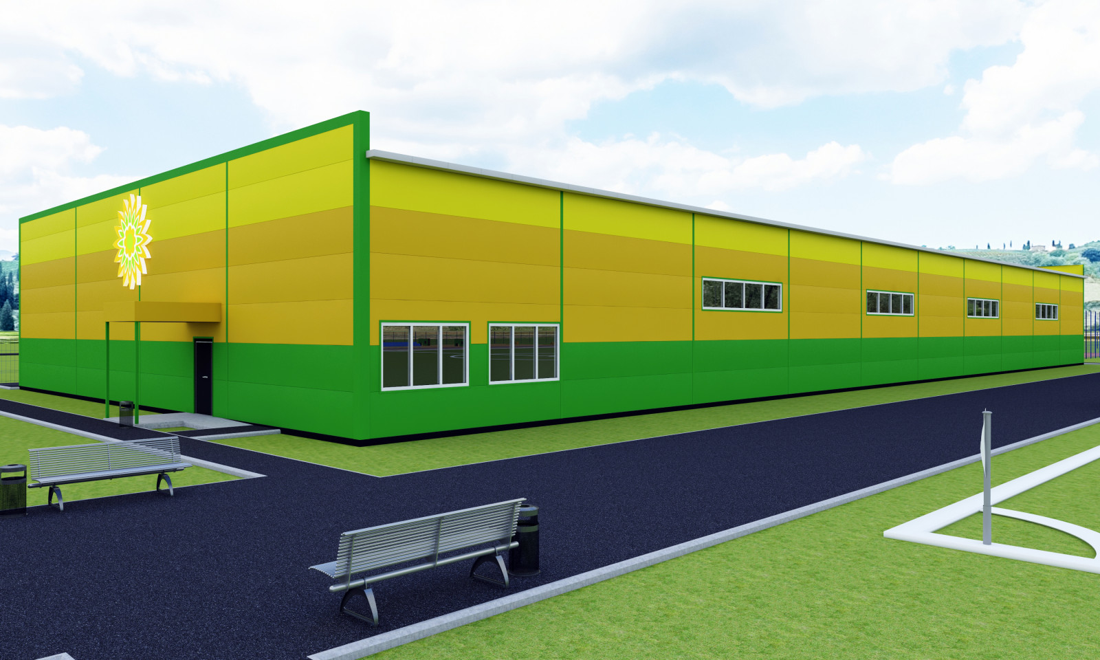 Эскизный проект многофункционального стадиона в Ярославской области