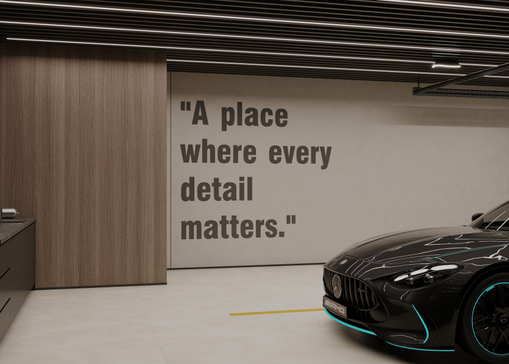 Цокольный этаж дома Тихая роскошь