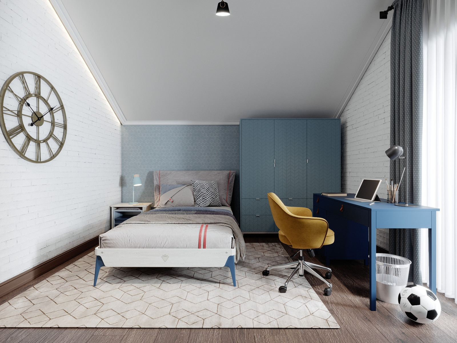 Детская для мальчика, 14,5 кв.м