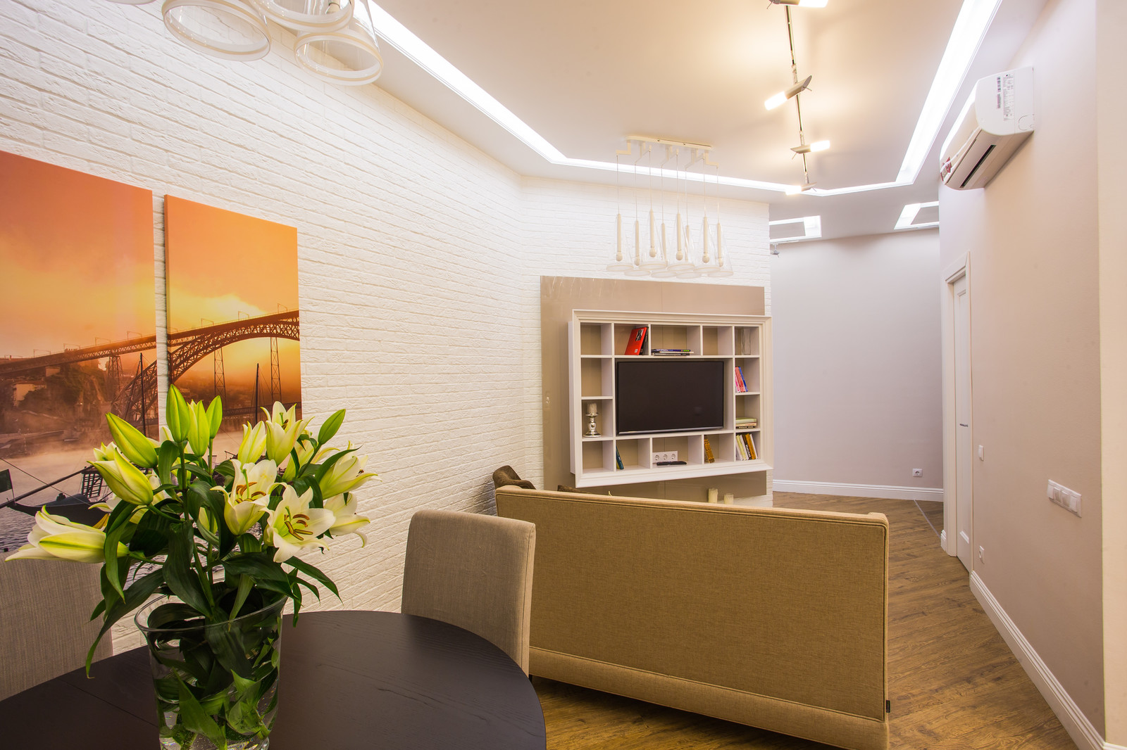 Интерьер квартиры в ЖК "Мичуринский"