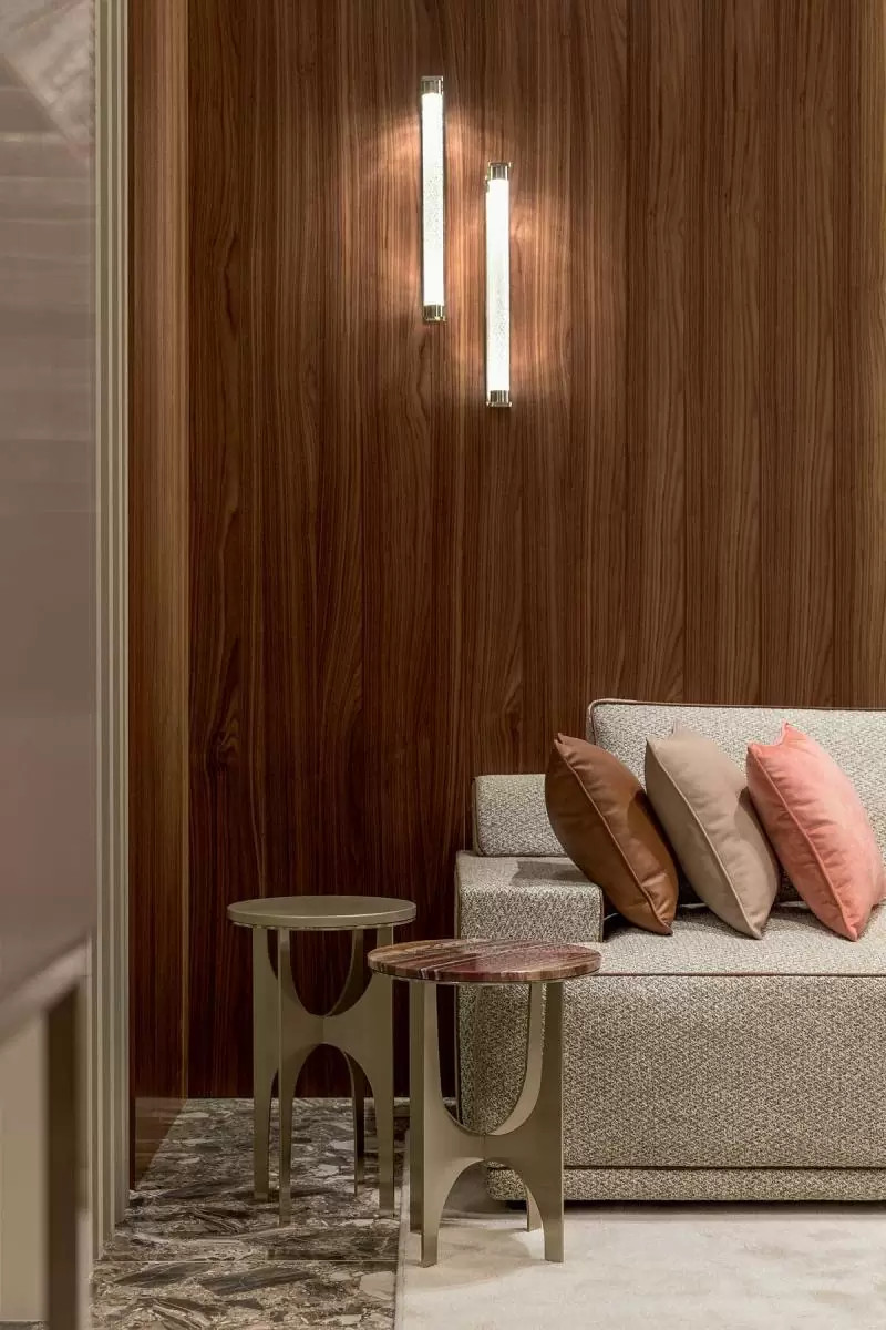 Captivating Coral Living Room