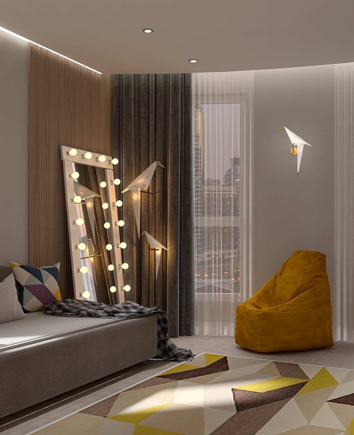 Яркая детская для девочки