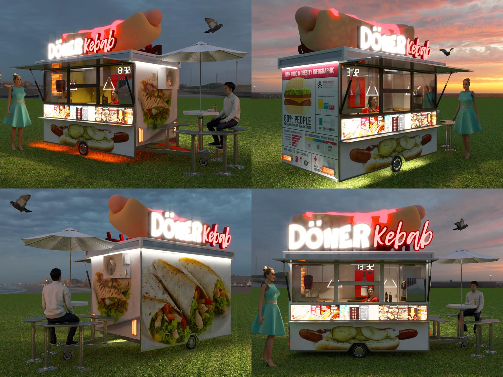 Doner Kebab внешний дизайн фудтрака