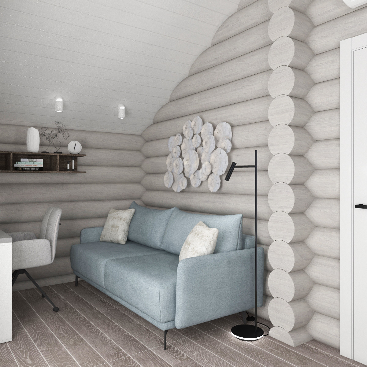 Проект загородного дома из сруба