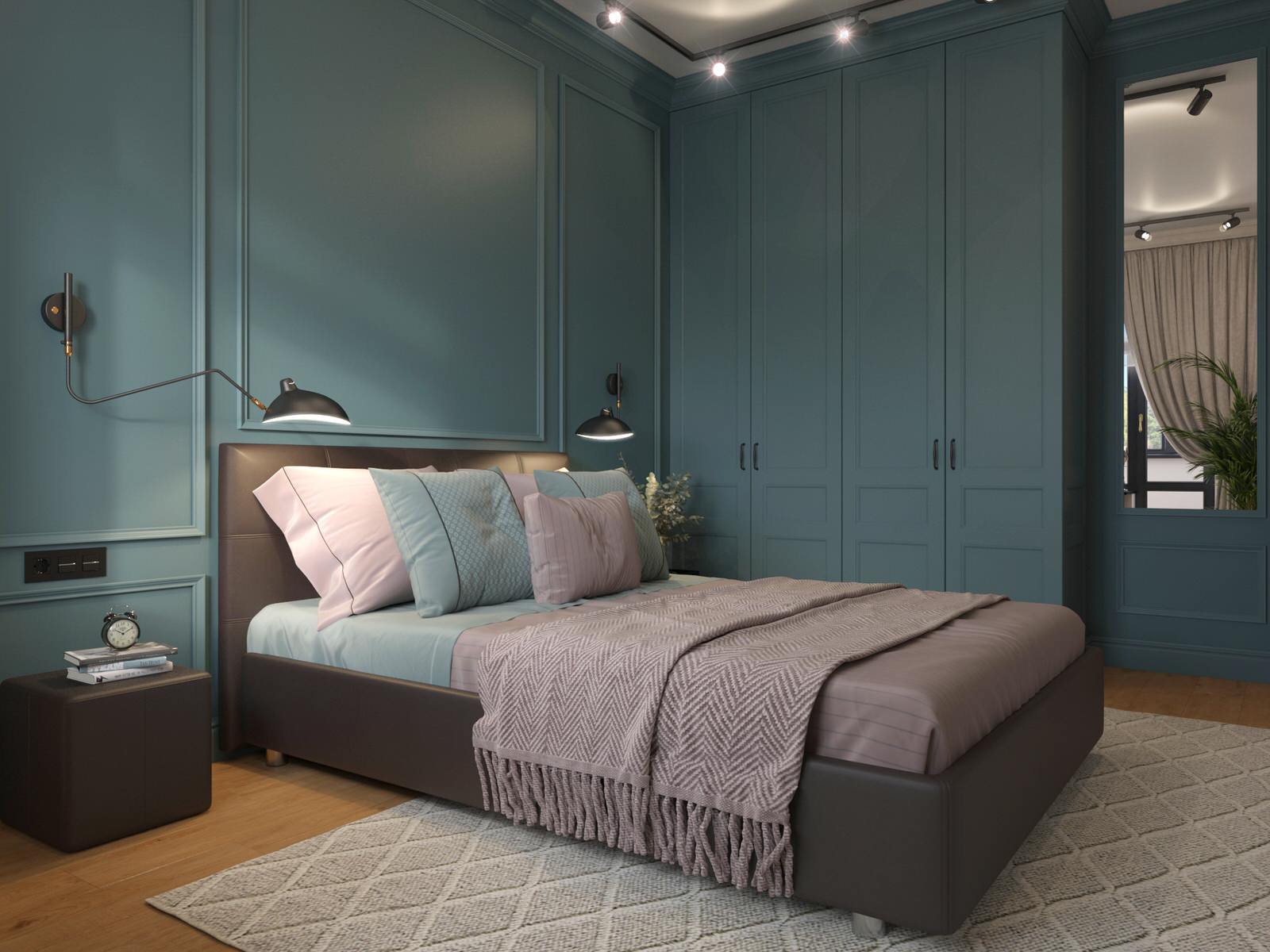 Спальня с лоджией на Травяной, Выборг