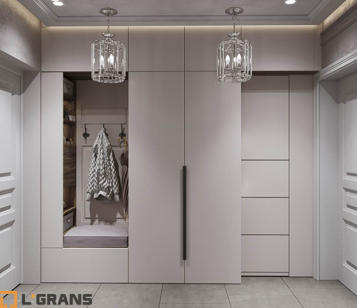 Дизайн проект интерьера квартиры в ЖК Пионерский