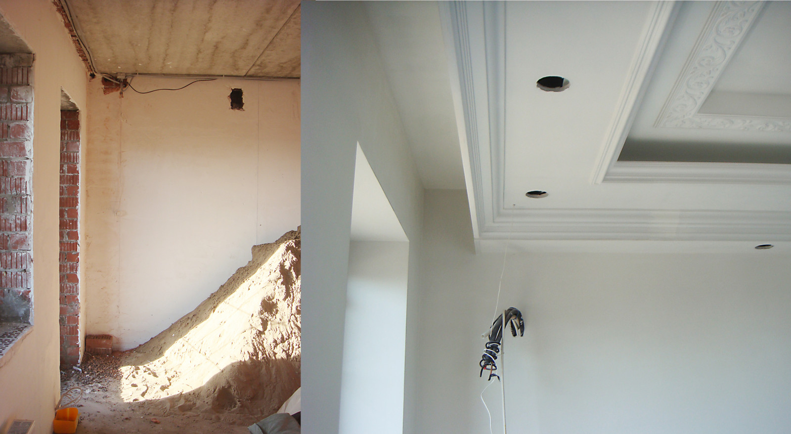 Спальня №3 в процессе реализации проекта