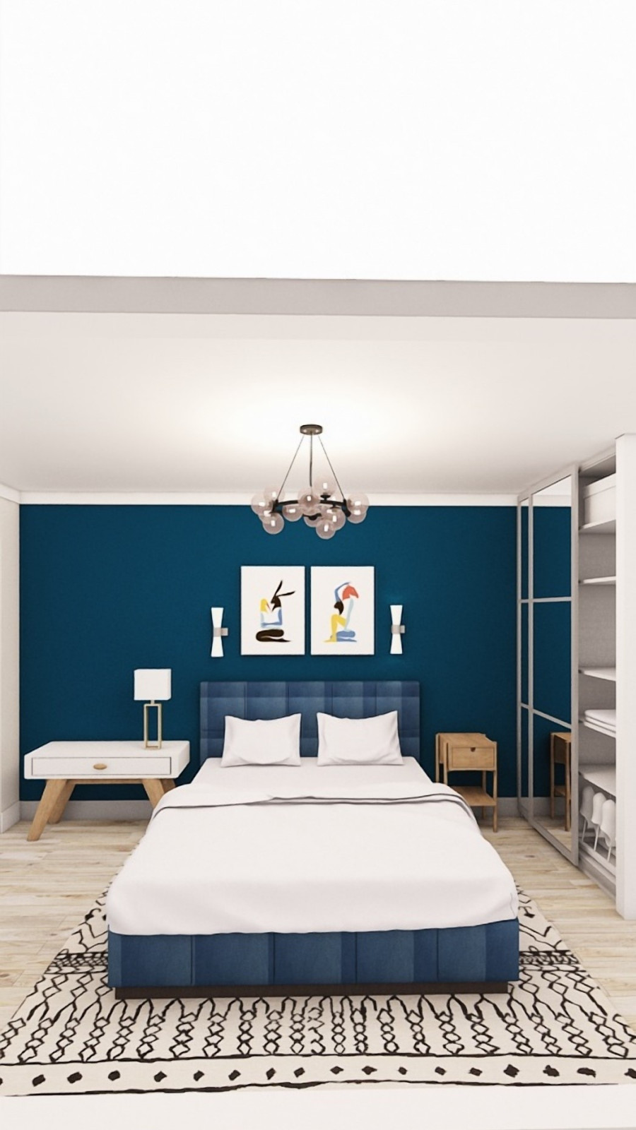 Il progetto di appartamento per una giovane famiglia