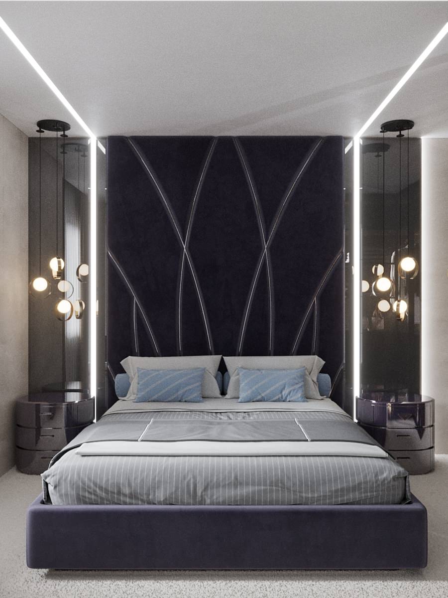 Обложка проекта: Дизайн спальни с совмещенным балконом